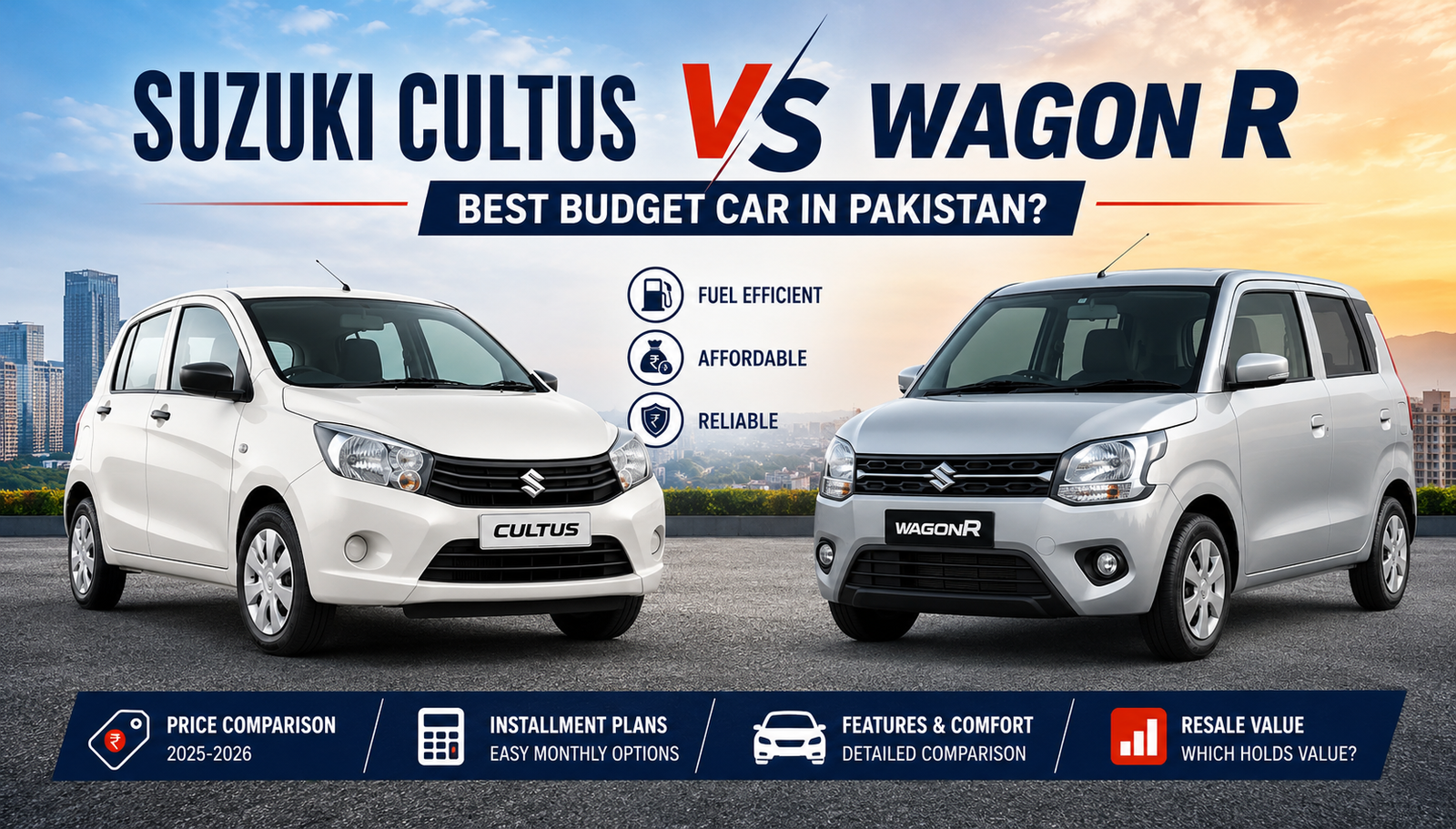 Suzuki Cultus vs Wagon R – Best Budget Car in Pakistan