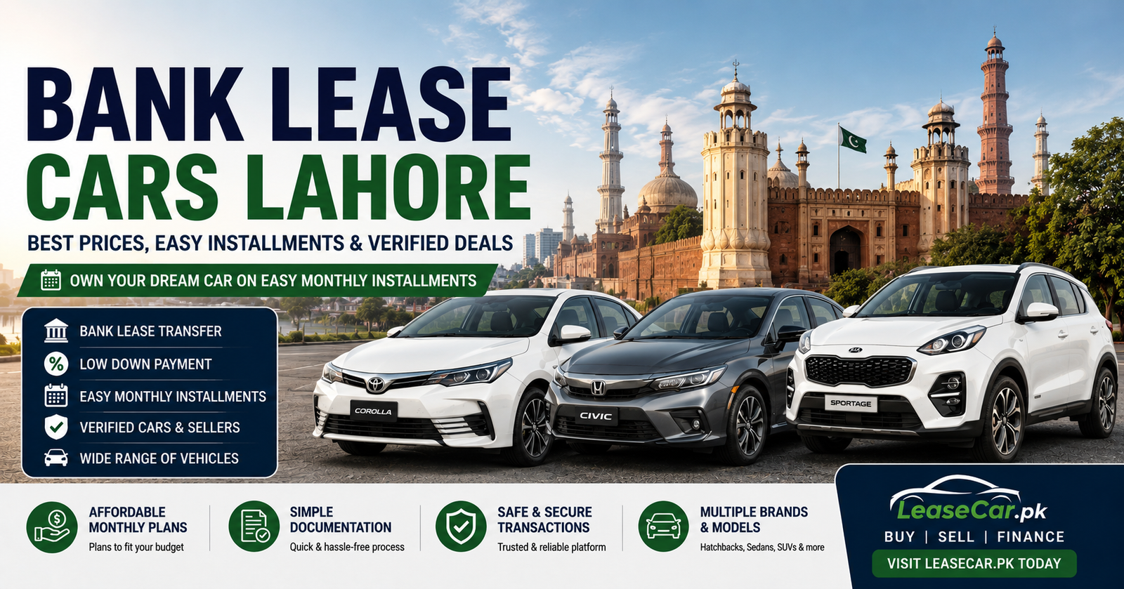 Bank Lease Cars Lahore Complete Guide to Prices, Installment Plans & Best Deals in 2025-2026