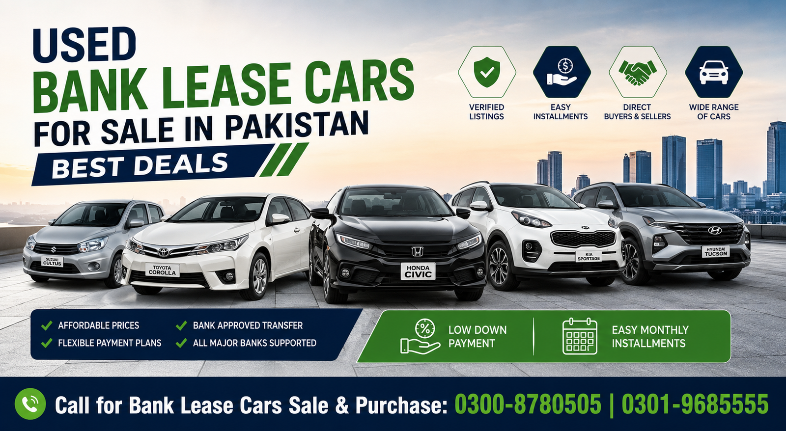 Used Bank Lease Cars for Sale in Pakistan: Prices, Installment Plans & Best Deals (2025–2026) 