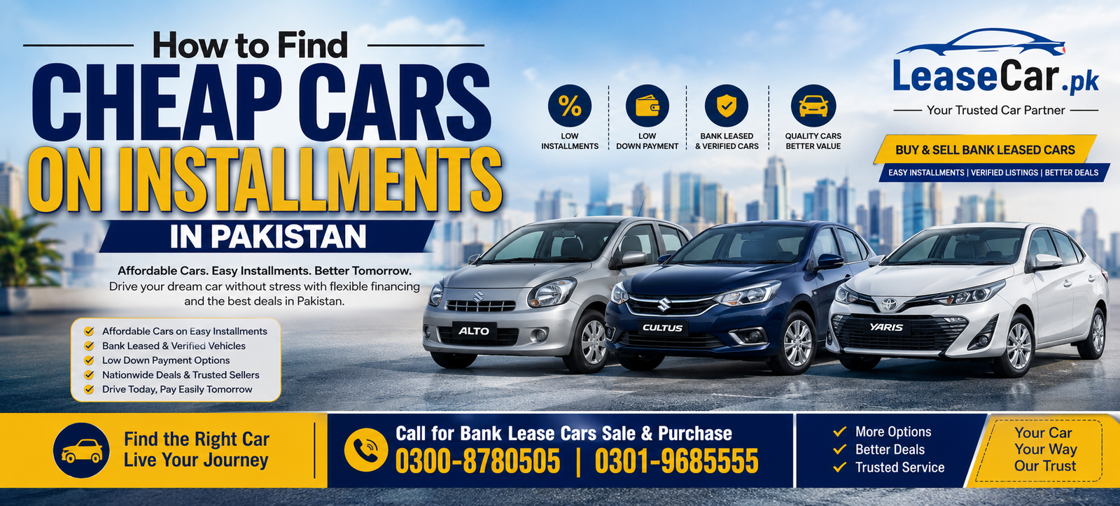How to Find Cheap Cars on Installments in Pakistan