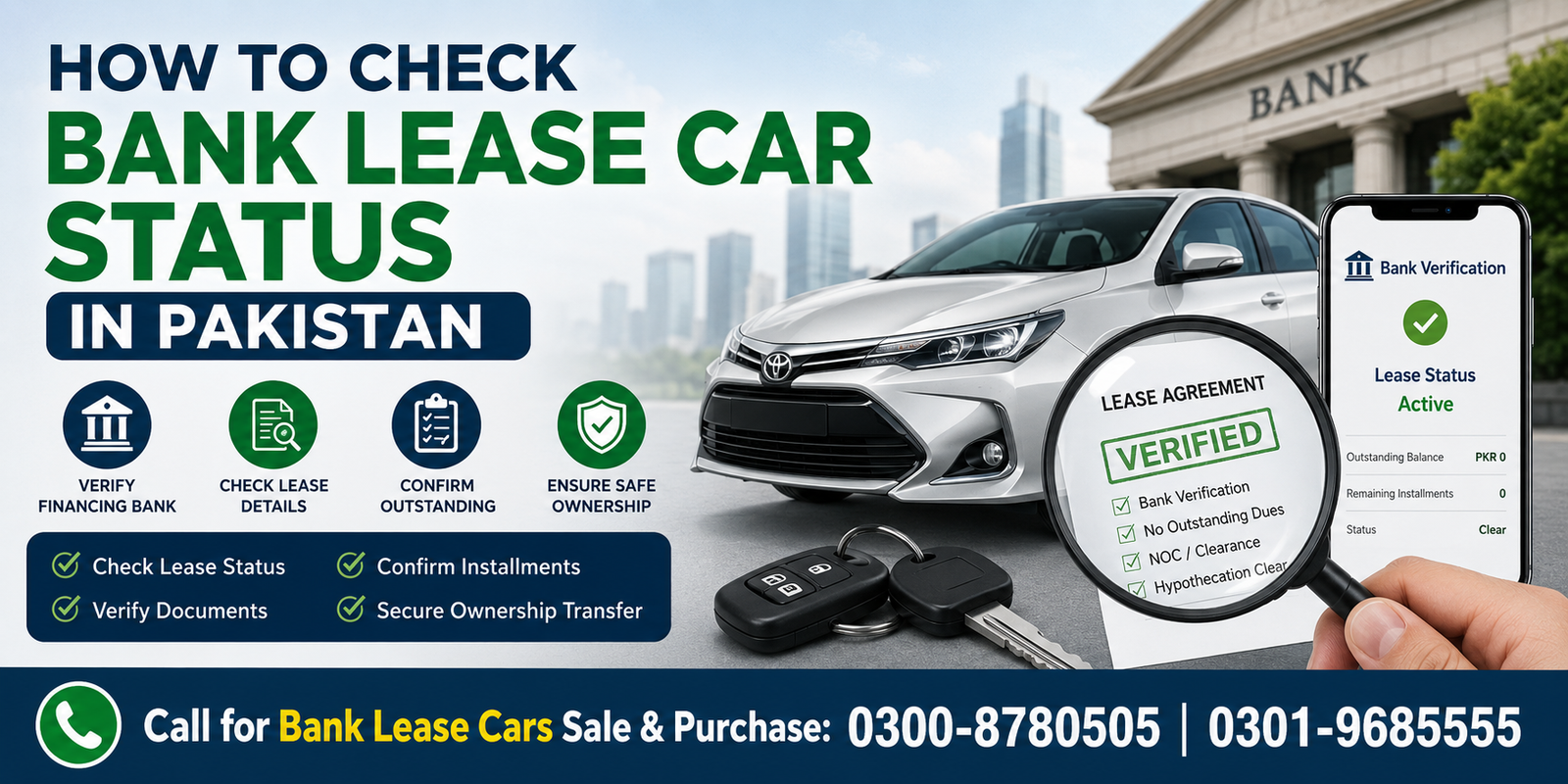 How to Check Bank Lease Car Status in Pakistan (2025–2026 Guide)