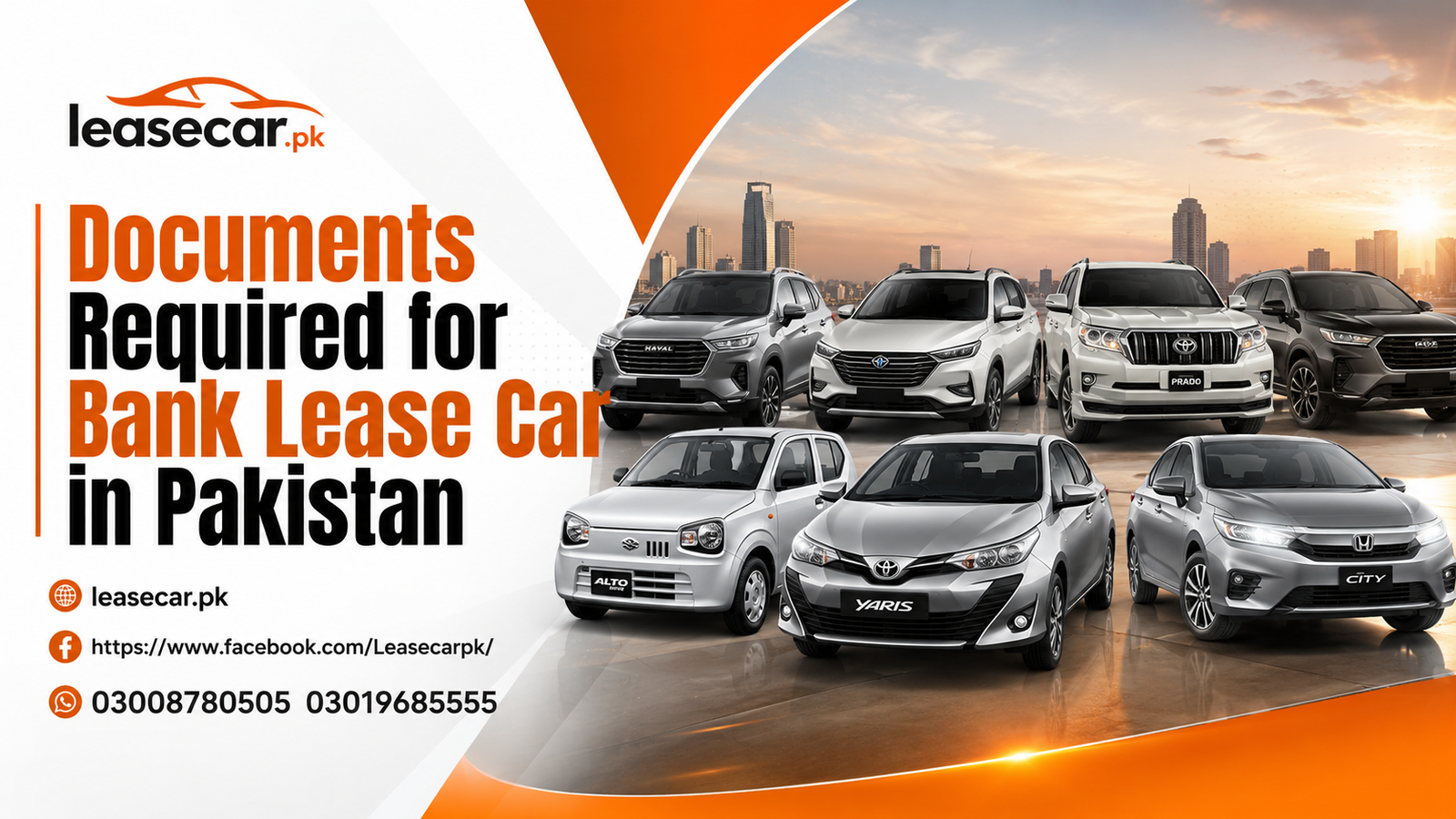 Documents Required for Bank Lease Car in Pakistan