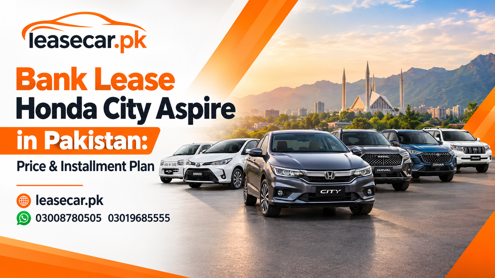 Bank Lease Honda City Aspire in Pakistan: Price & Installment Plan