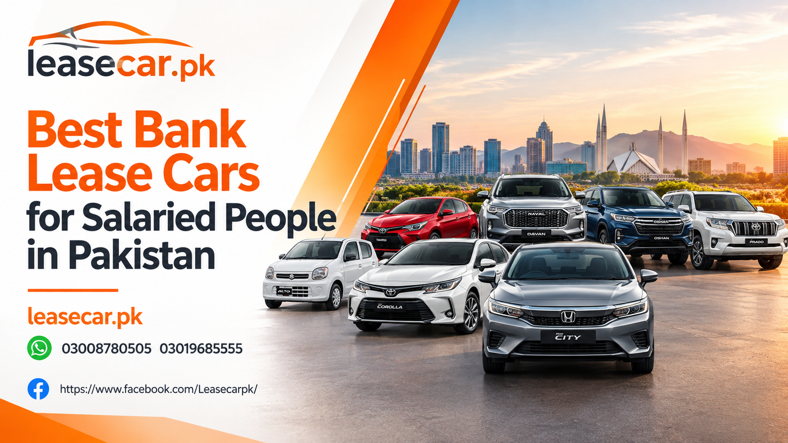 Best Bank Lease Cars for Salaried People in Pakistan
